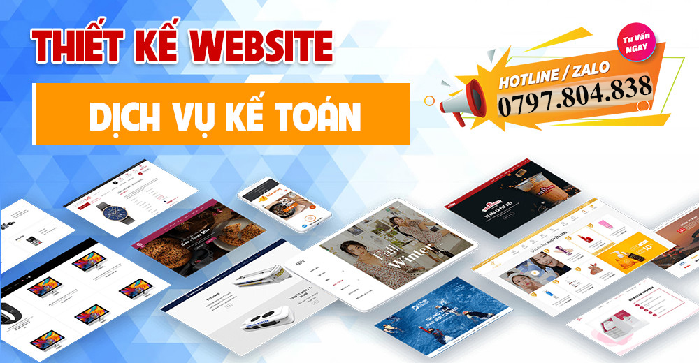 Thiết kế website dịch vụ kế toán chuyên nghiệp tại TPHCM