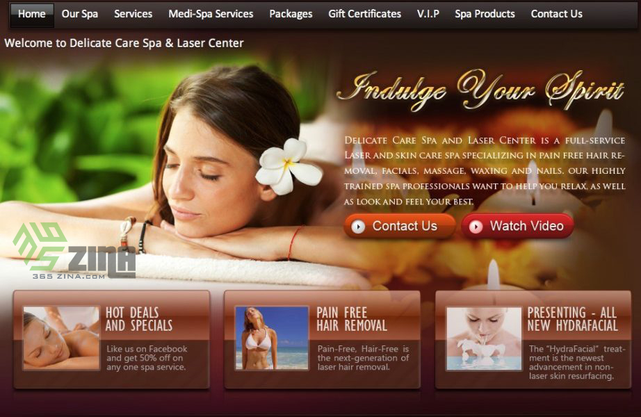 thiết kế website spa, thẩm mỹ viện khu vực quận Gò Vấp