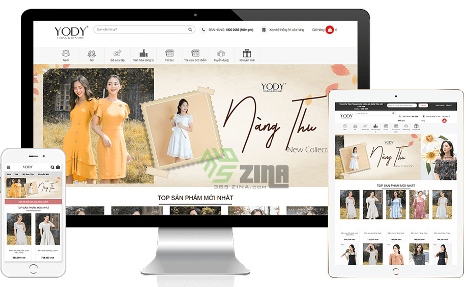 thiết kế website thời trang khu vực quận 1 chuẩn SEO