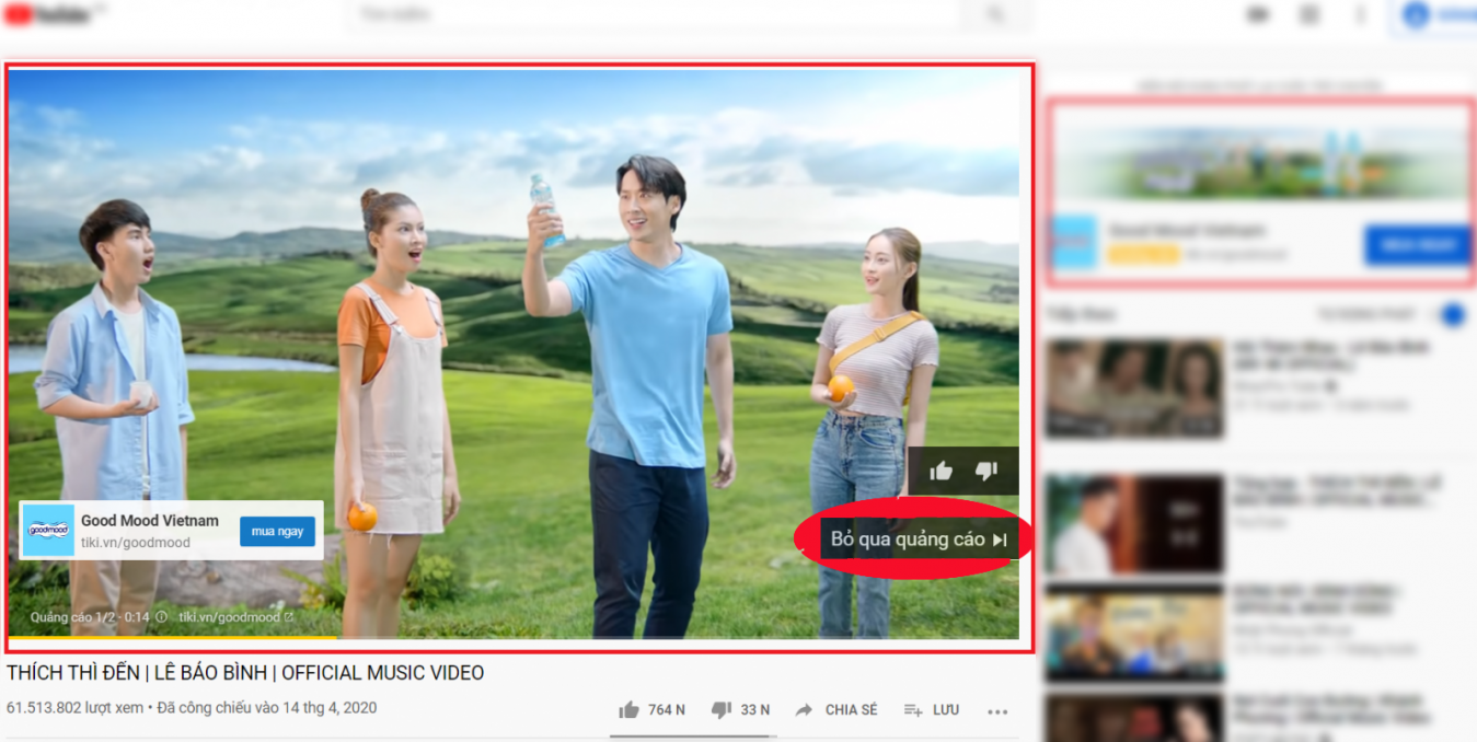 Hình thức quảng cáo in Stream ADS