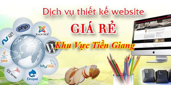 Thiết kế website khu vực Tiền Giang giá rẻ