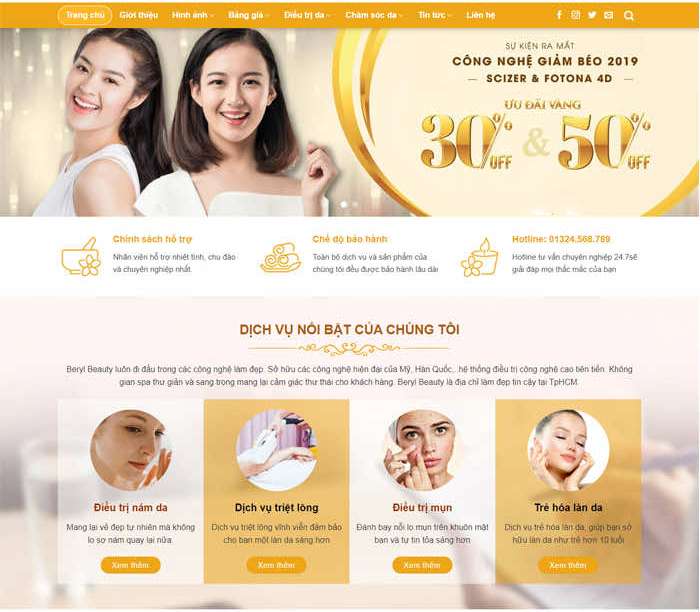 Tại sao cần thiết kế trang website spa, thẩm mỹ viện