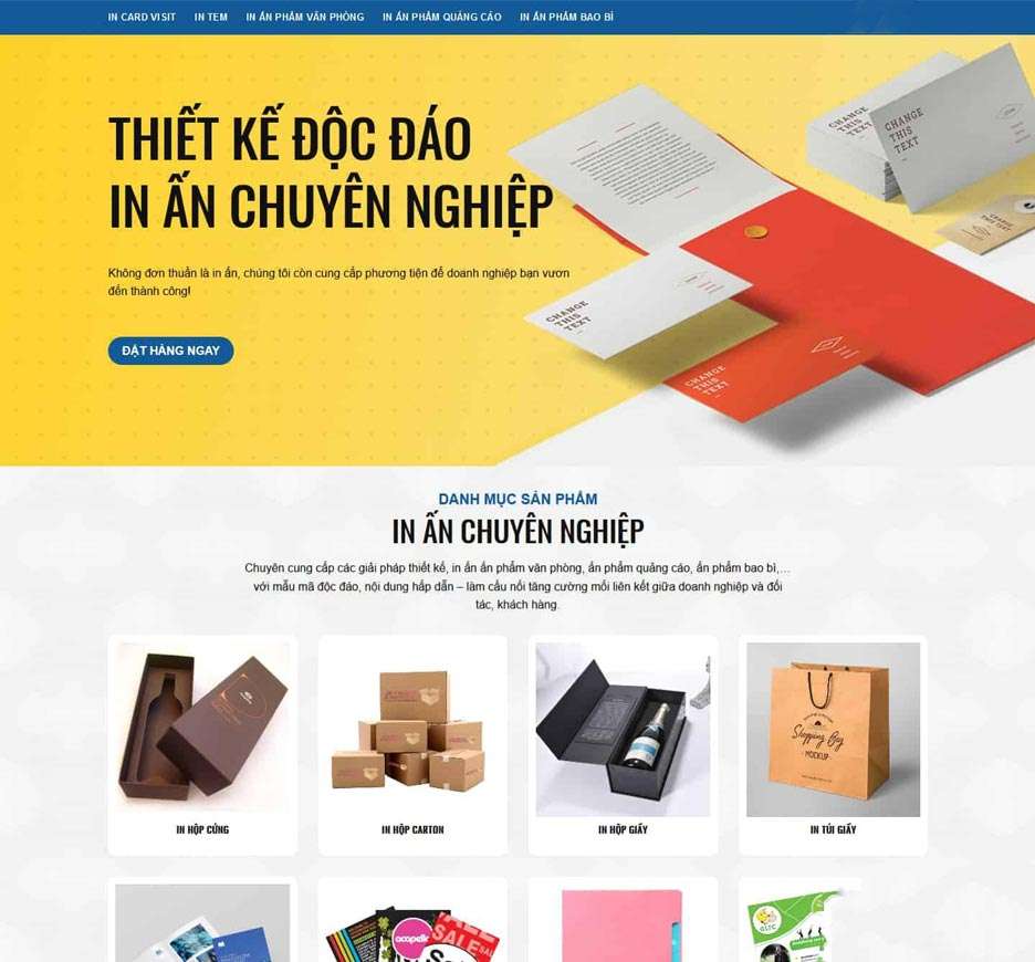 Tại sao nên thiết kế website in ấn cho doanh nghiệp