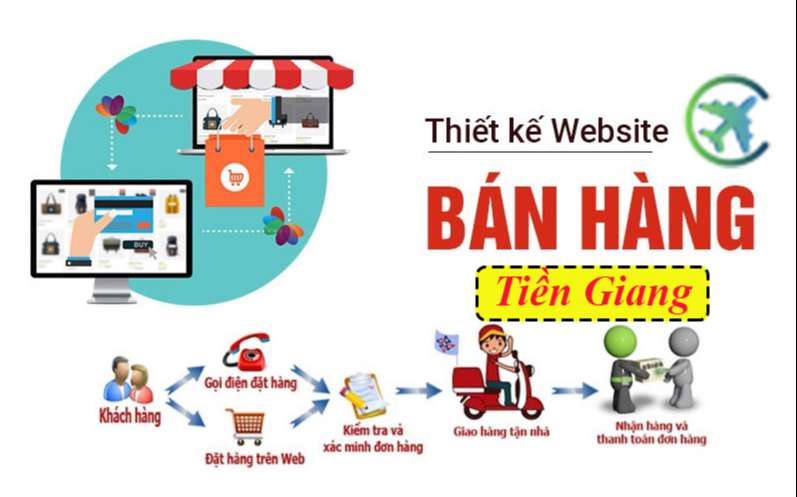 Thiết kế website bán hàng khu vực Tiền Giang