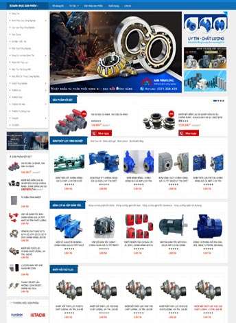 dịch vụ thiết kế website cơ khí khu vực quận 7 uy tín