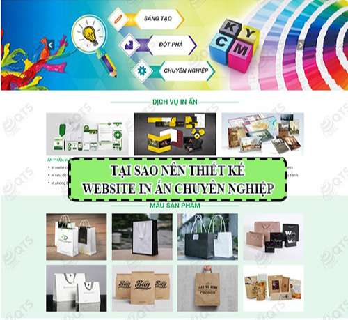 Tại sao nên thiết kế website in ấn chuyên nghiệp