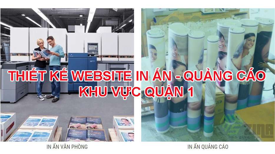 Thiết kế website in ấn - quảng cáo khu vực quận 1