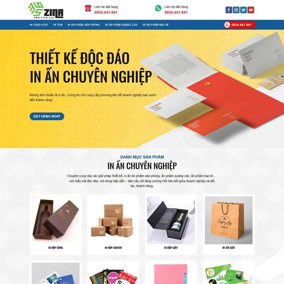 website in ấn - quảng cáo khu vực quận 5 chuyên nghiệp