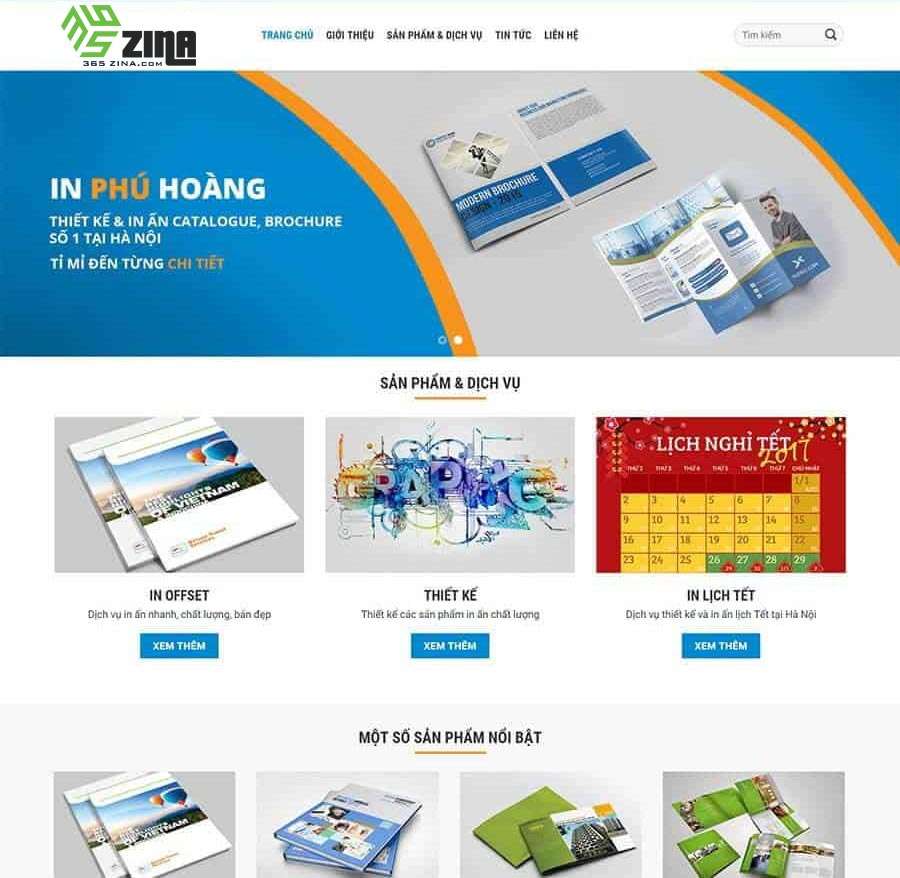 Dịch vụ thiết kế website in ấn - quảng cáo khu vực quận 1