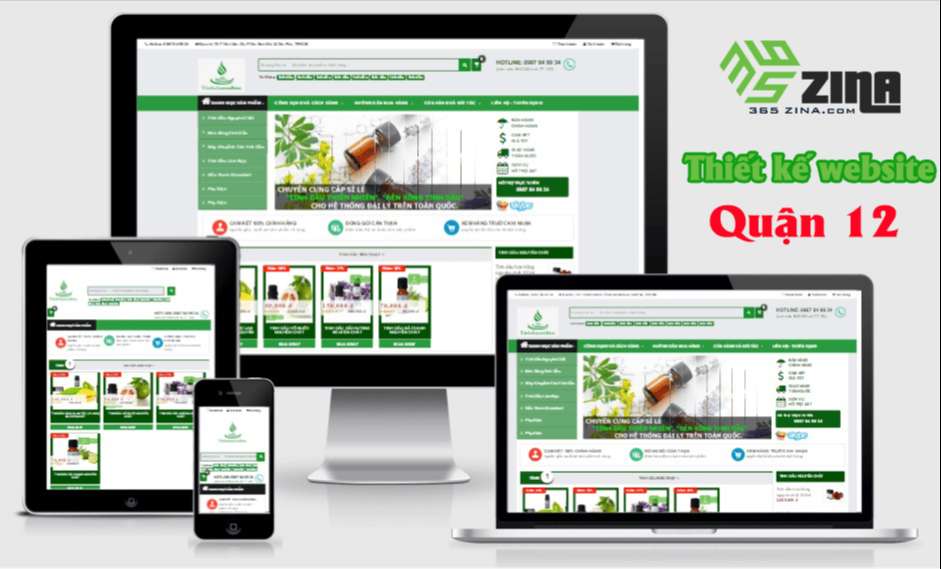Dịch vụ thiết kế website quận 12 - 365zina