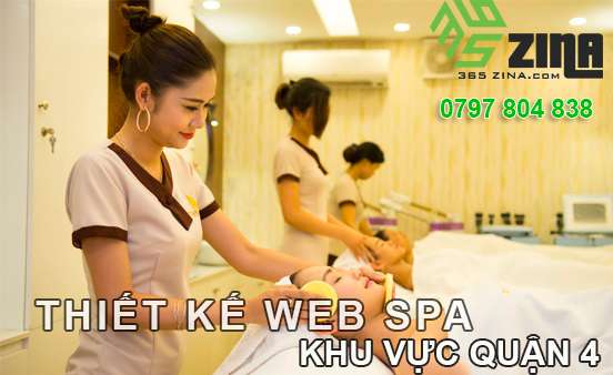 Thiết kế website spa, thẩm mỹ viện khu vực quận 4