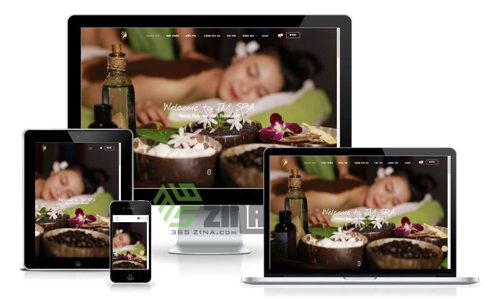 thiết kế website spa, thẩm mỹ viện khu vực Hóc Môn chuẩn SEO