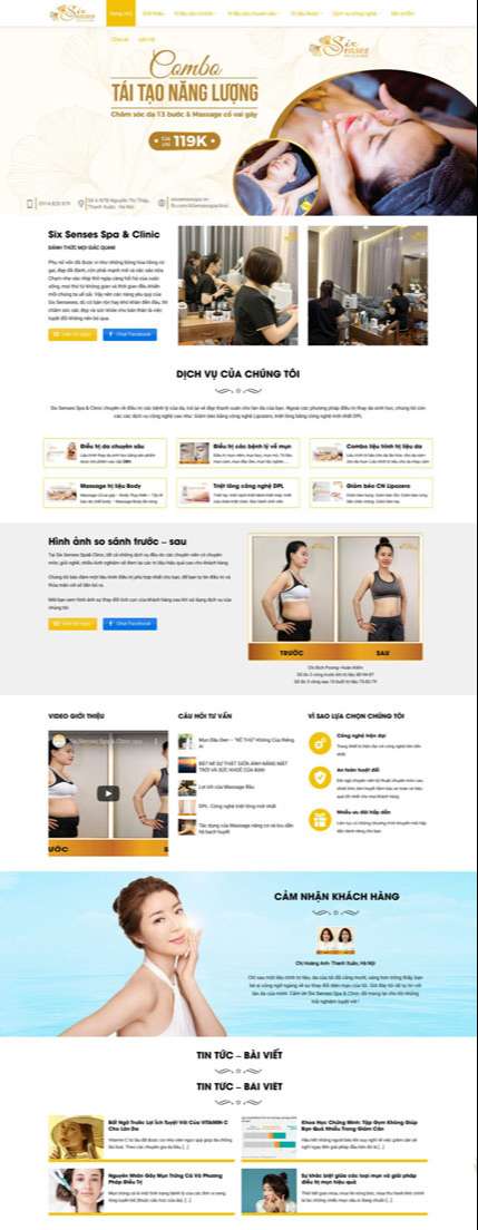 thiết kế website spa, thẩm mỹ viện quận 5 uy tín, chuyên nghiệp