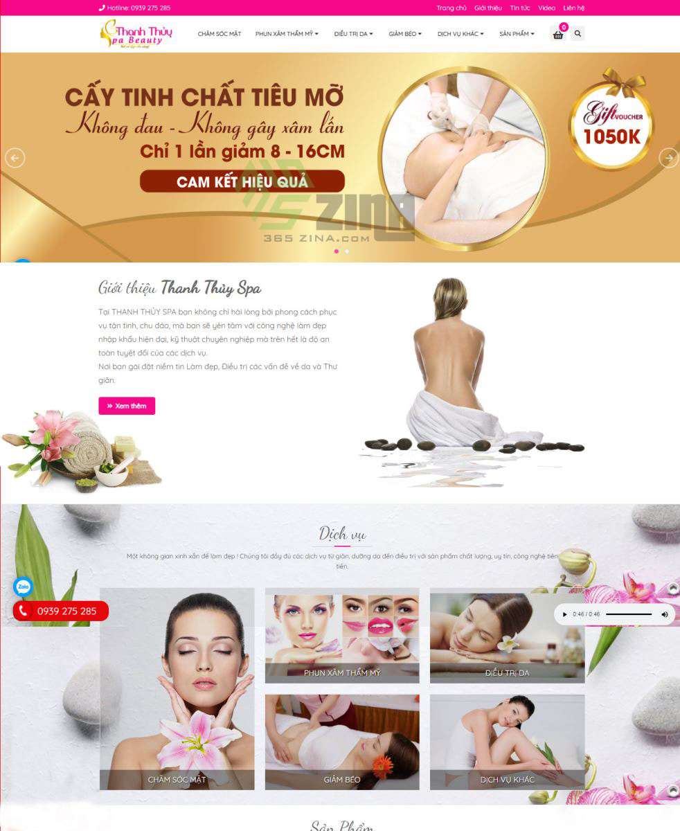 thiết kế website spa, thẩm mỹ viện tại Thành Phố Thủ Đức chuẩn SEO