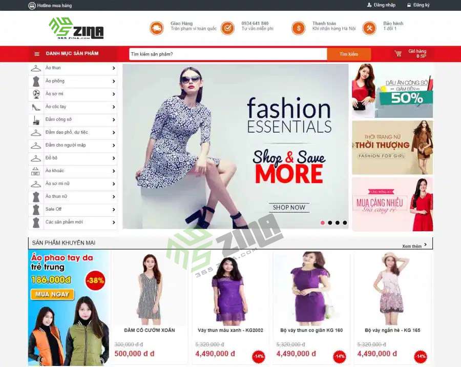 Thiết kế website thời trang khu vực Gò Vấp