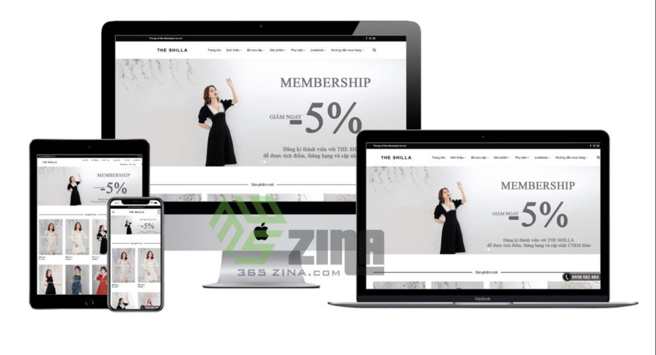 Thiết kế website thời trang khu vực quận 5 chuyên nghiệp
