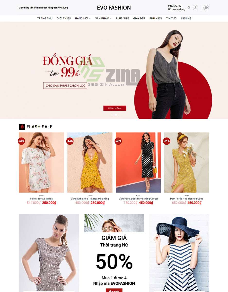 Thiết kế website thời trang khu vực quận 7 uy tín, chuyên nghiệp